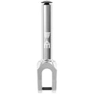 Tilt Selects Miller Scooter Fork Silver Full Front View