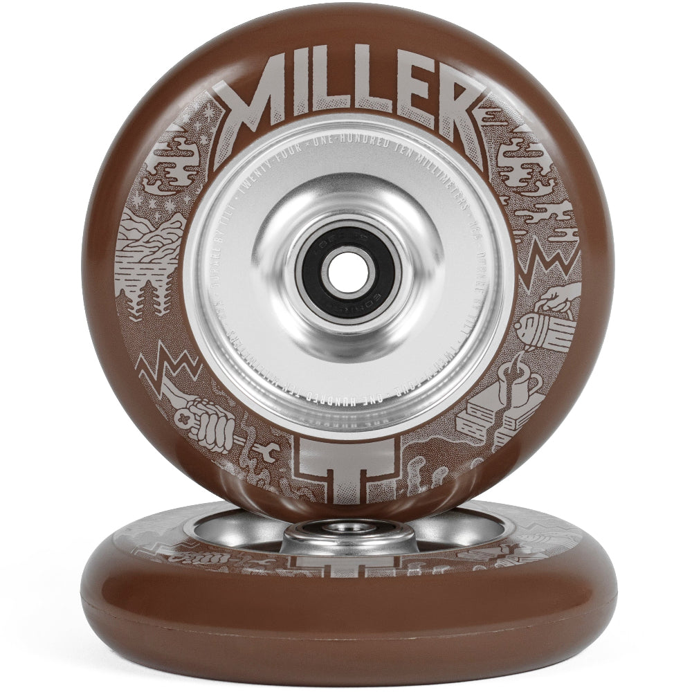 Tilt Miller Signature 110X24mm Coffee - Scooter Wheels