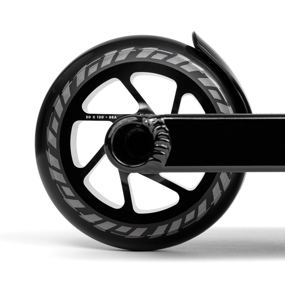 Tilt Theorem Build Chiseled 6.5in Street Scooter Complete Durare 120x30mm Spoked Wheels