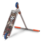 Triad Hybrid Custom Pro Scooter Raw Blue Orange Bottom