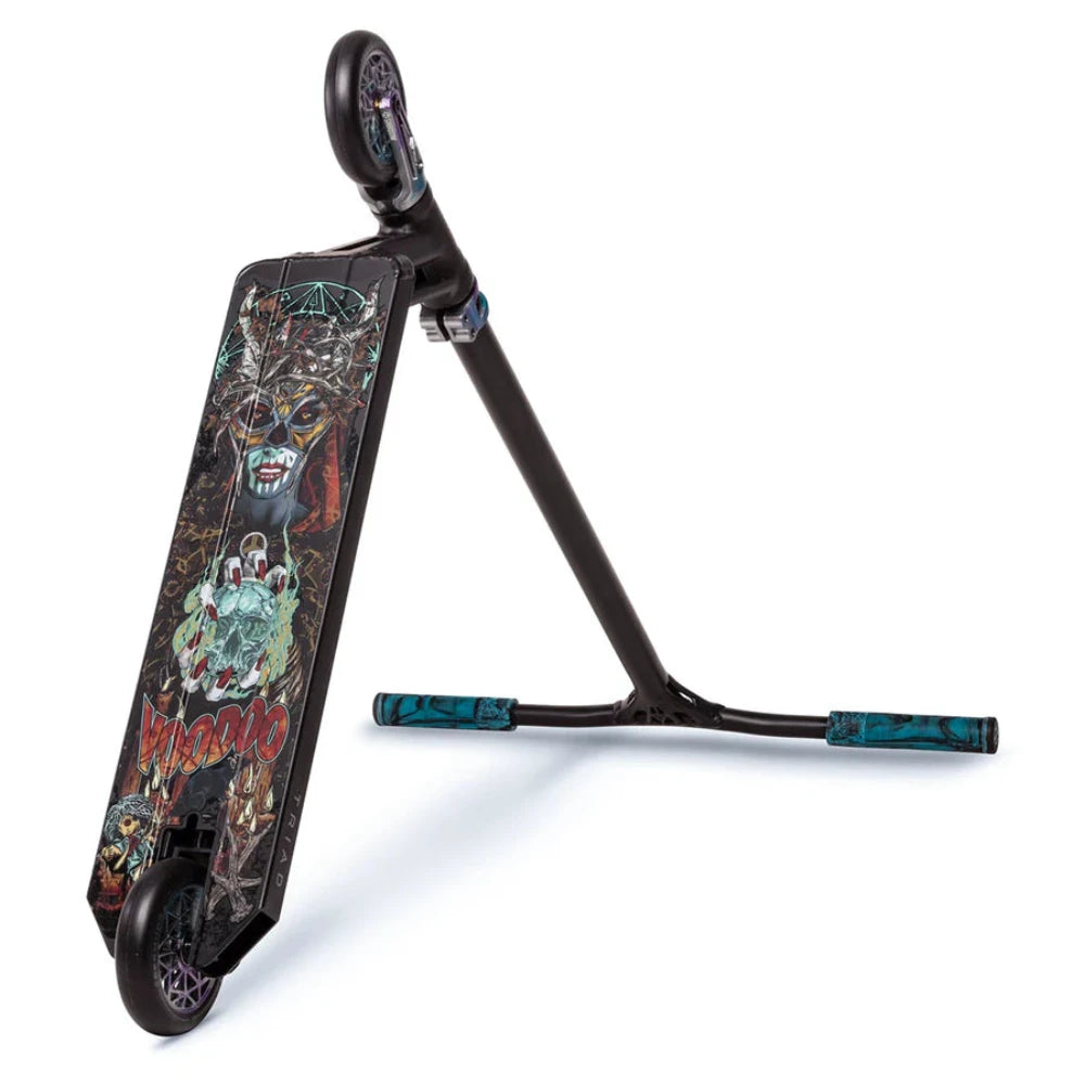 Triad Park Custom Pro Scooter Black Blue Purple Bottom