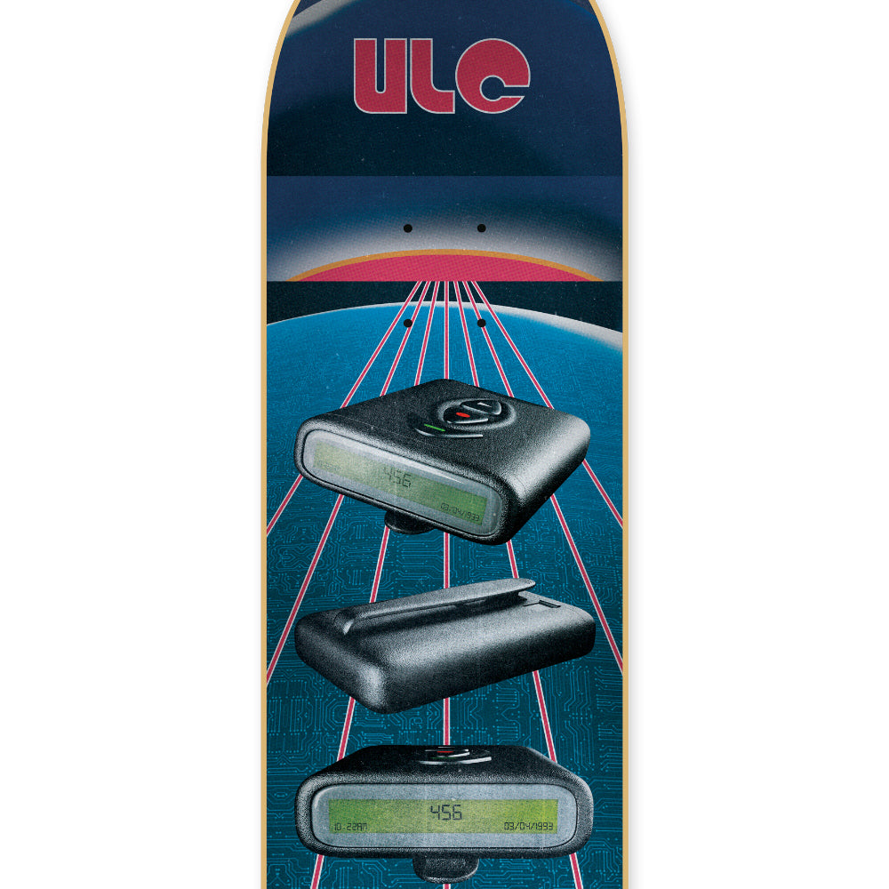 ULC Beeper Skateboard Deck Close up