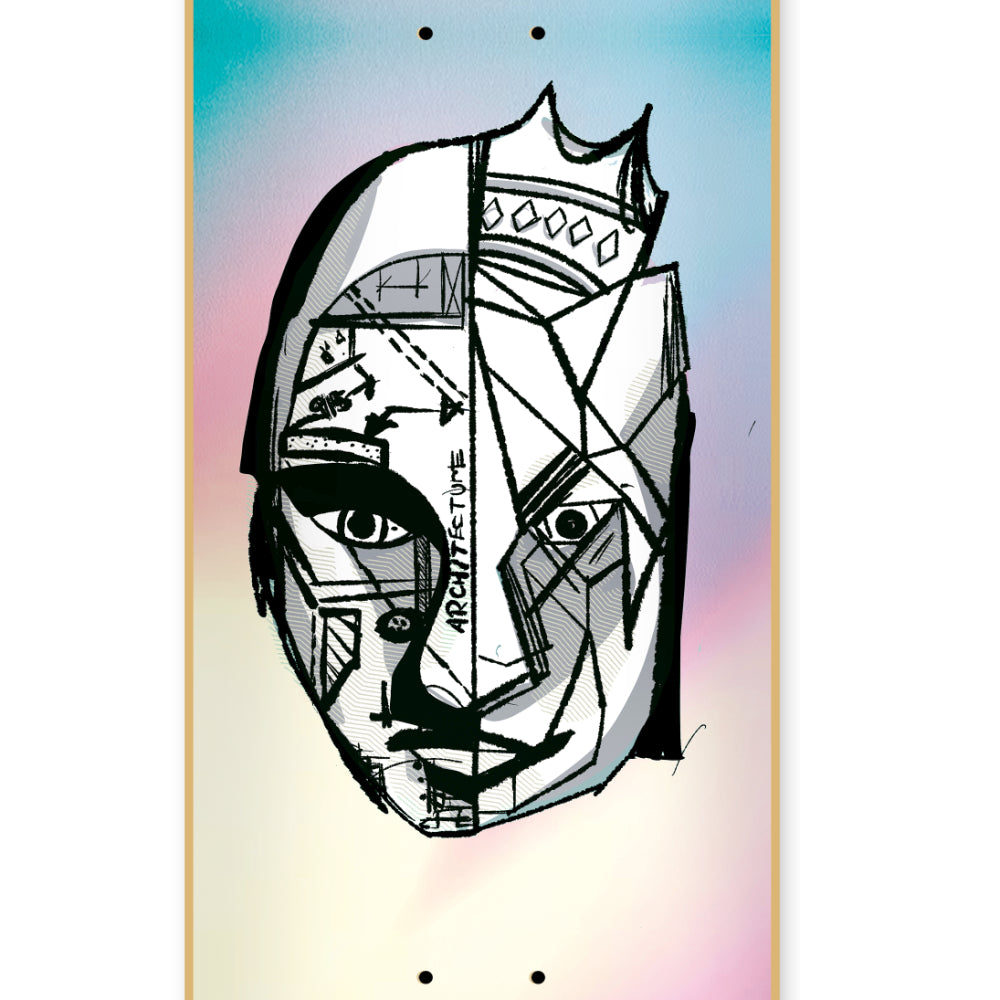 ULC Guimond Self Signature (Holo Foil) - Skateboard Deck 8.25 Close Up
