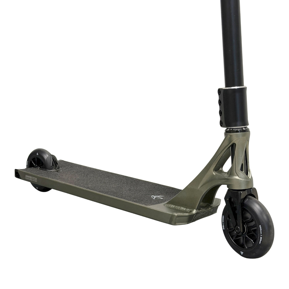 VS Squadron Custom Freestyle Scooter Olive Close Up