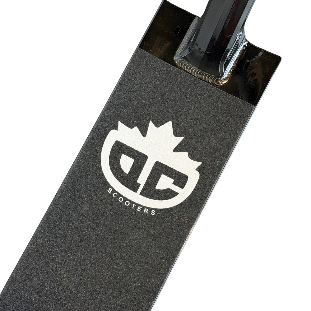 VS TBCSSE! Custom Complete Pro Scooter QC Scooters Logo Griptape
