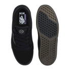 Vans BMX Proof Waffle Cup Black / Black Shoes Top / Bottom View