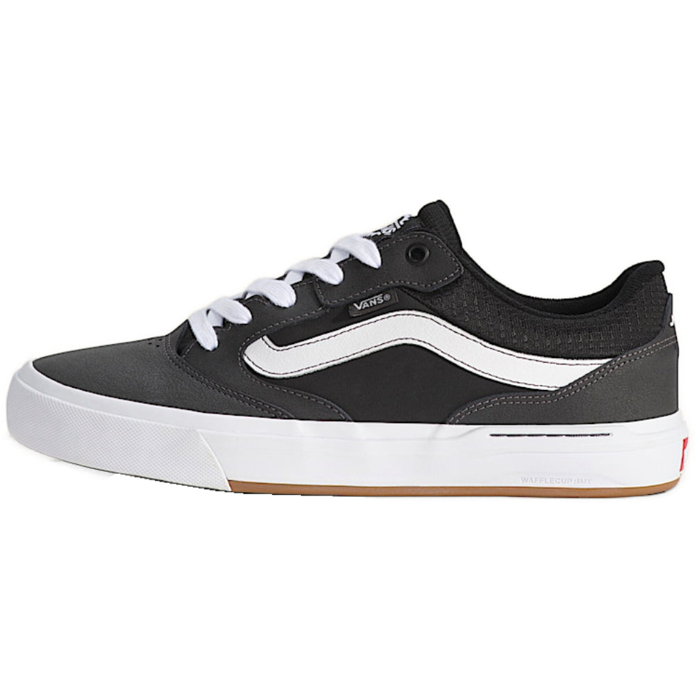 Vans BMX Proof Waffle Cup Black / White Shoes Left Outside