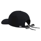 Vans Bow Back Curved Bill Jockey Hat Black Back With Checkered Laces
