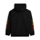 Vans Burnin' Up Full Zip Hoodie Black Back