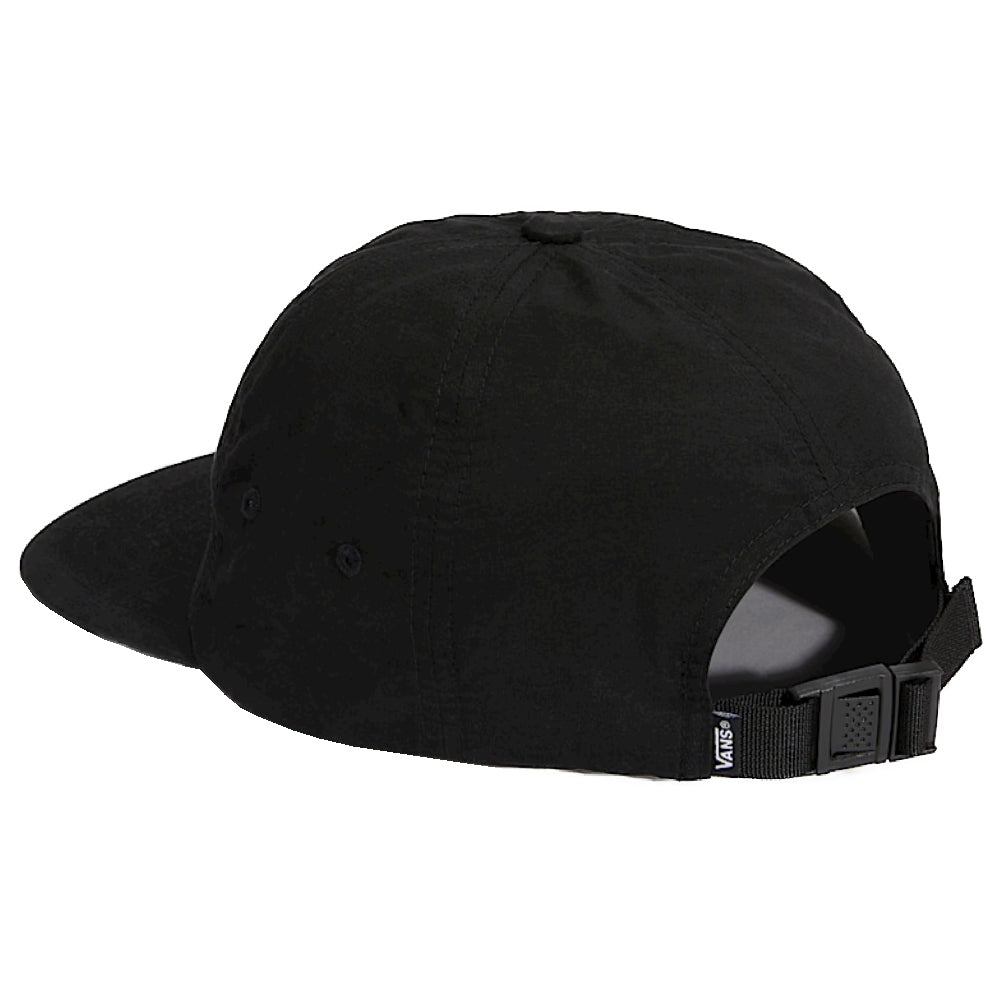 Vans Cafe Jockey Hat Black Back View