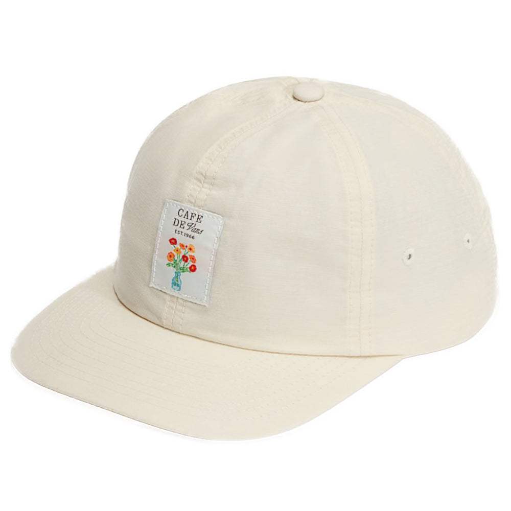 Vans Cafe Jockey Hat Marshmallow Front View