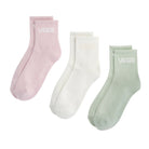 Vans Classic Half Crew Socks 3 Pack Marshmallow