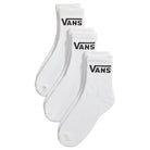 Vans Classic Half Crew Socks 3 Pack White