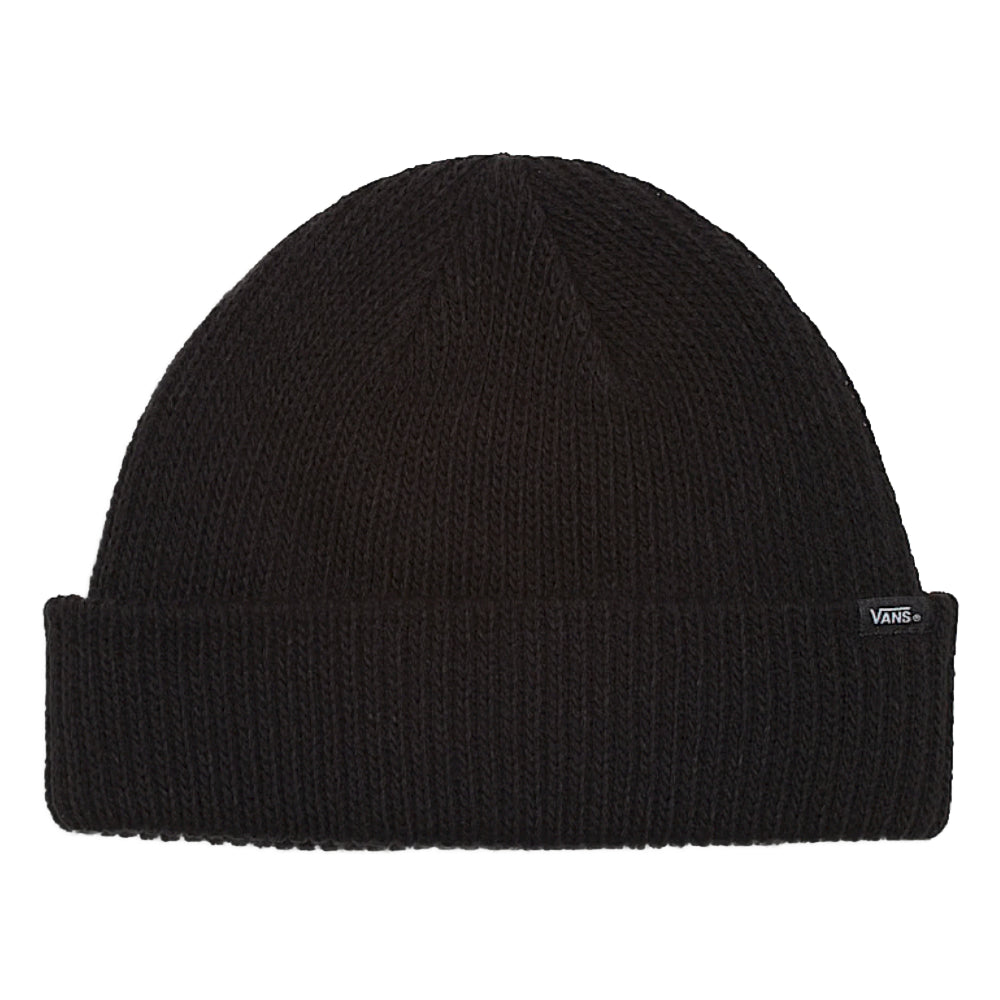 Vans Core Basic Cuff Beanie Black Front View