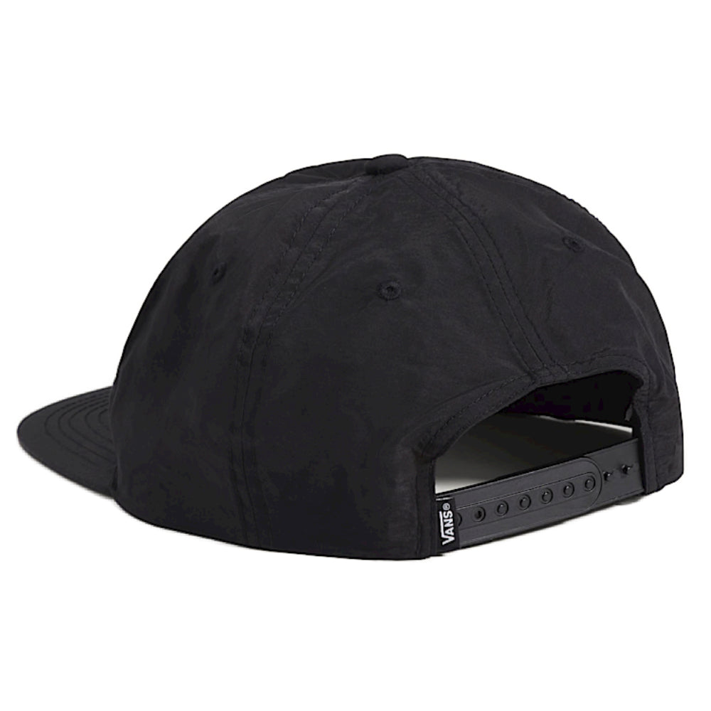 Vans Crestline Unstructured Snapback Hat Black Back