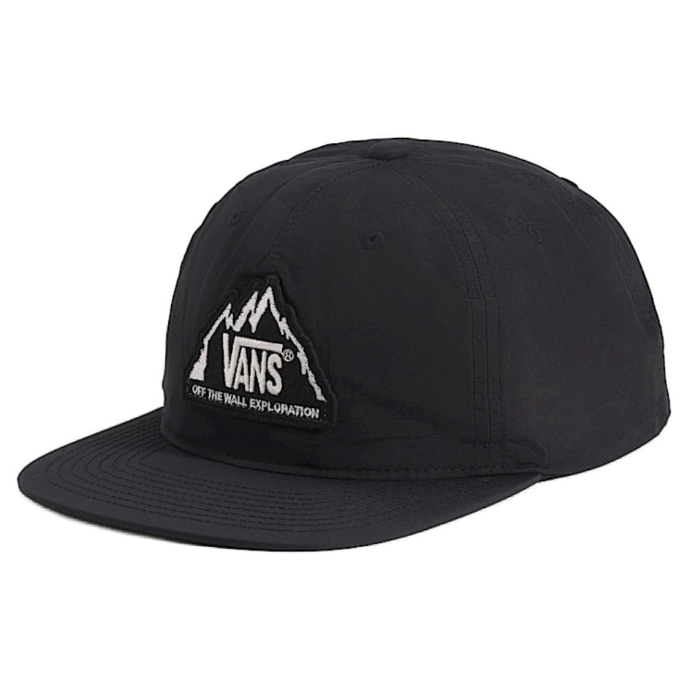 Vans Crestline Unstructured Snapback Hat Black Front