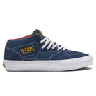 Vans Half Cab Navy Burgundy Shoe Side View