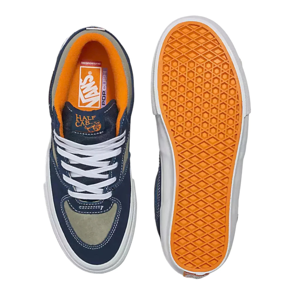 Vans Half Cab Skate Smoke Navy Shoes 8