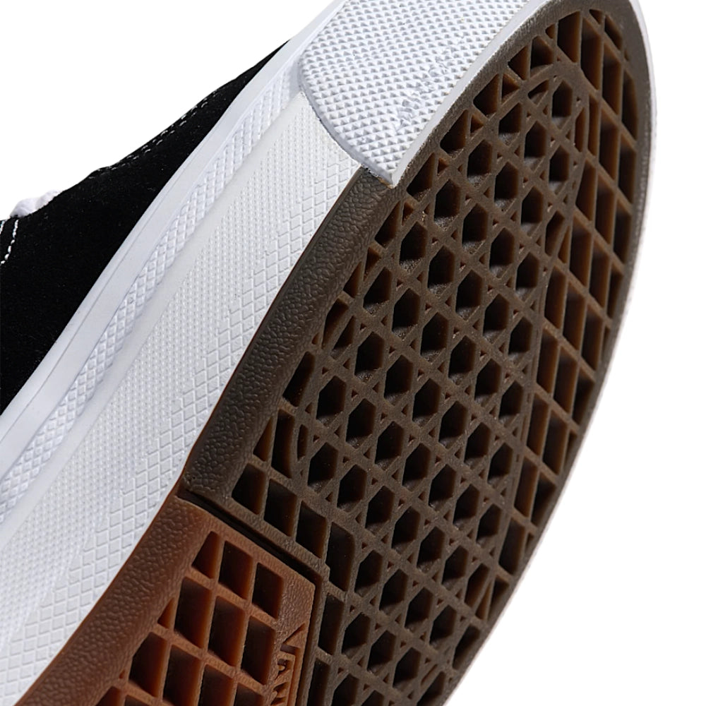 Vans Half Cab Skate Wafflecup Shoes Black / White Duracap Close Up
