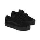 Vans Junior And Kids Old Skool Velcro Shoes Black / Black Pair