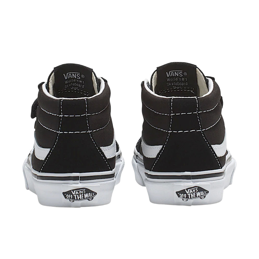 Vans Junior Sk8-Mid Reissue Shoes Black / True White Back