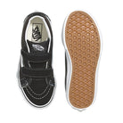 Vans Junior Sk8-Mid Reissue Shoes Black / True White Top And Bottom View
