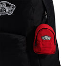 Vans MICRO Old Skool Backpack Racing Red Clipped On A Bag