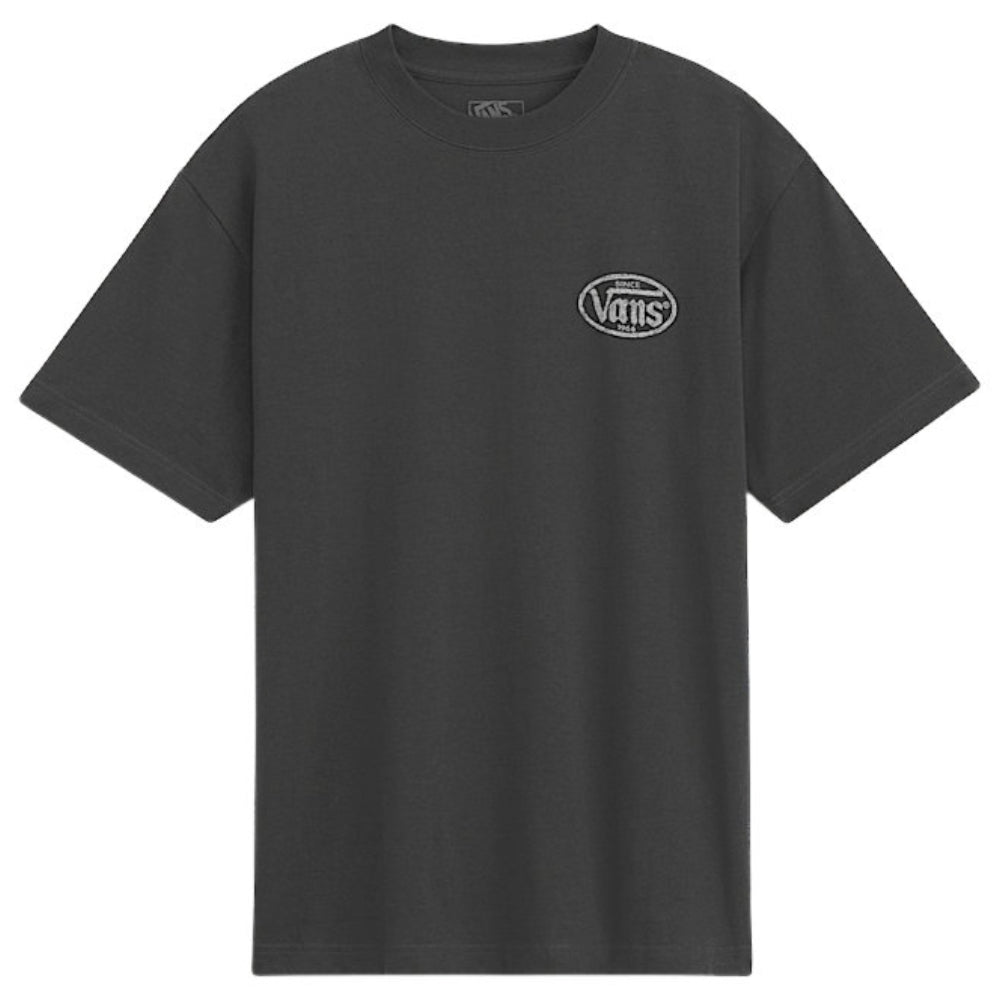 Vans Painted Rose T-Shirt Faded Black Front