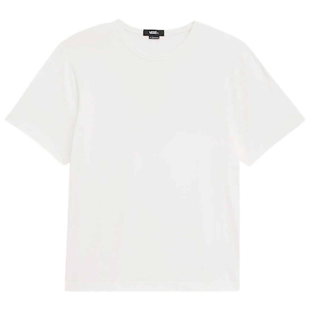 Vans Premium Shrunken T-Shirt Faded Egret White Front View