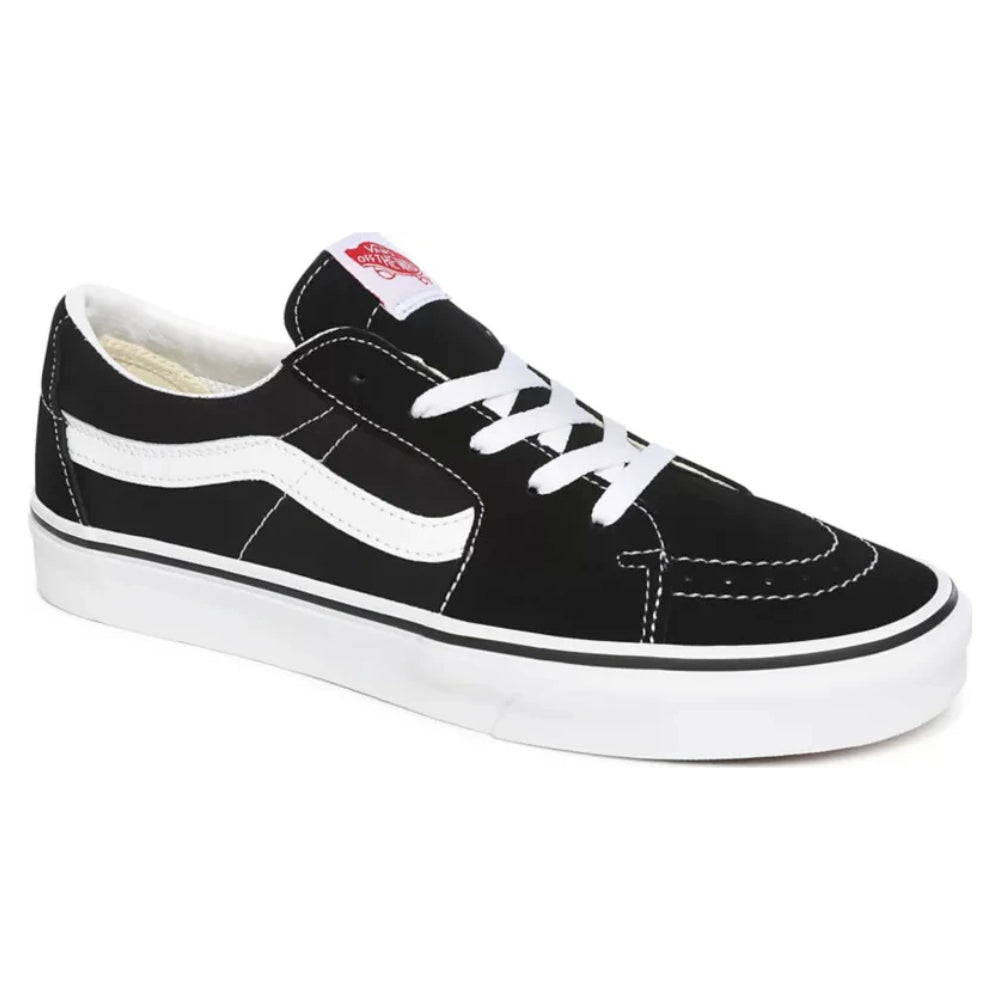 Vans SK8-Low Black / True White - Shoes Angle