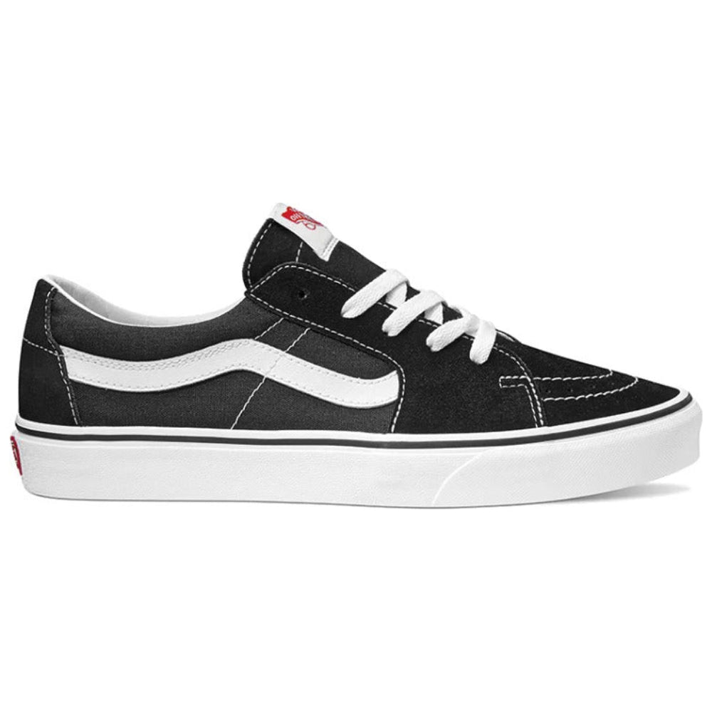 Vans SK8-Low Black / True White - Shoes Side