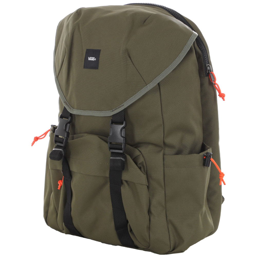 Vans Scurry Rucksack Backpack Mossy Olive Angle View