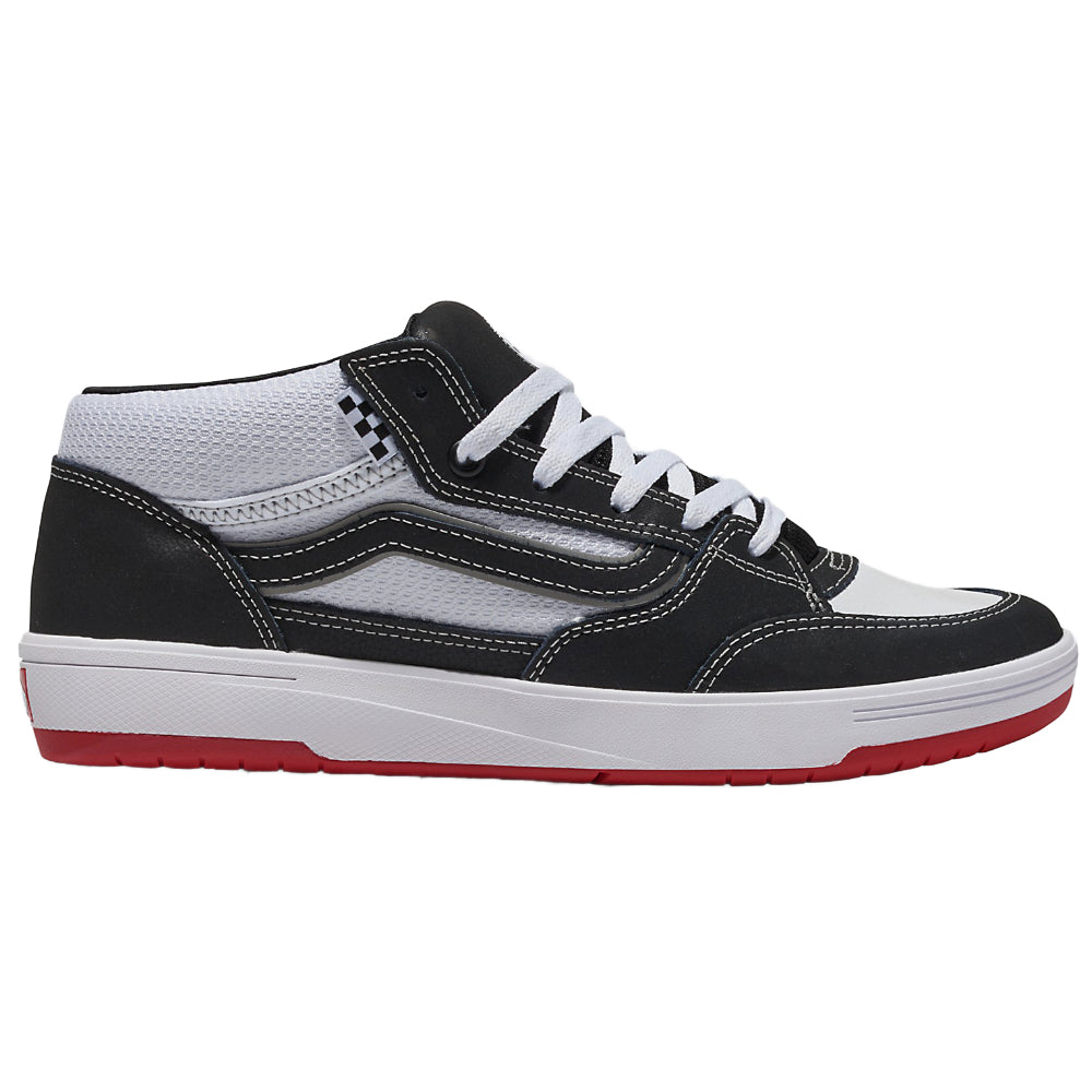 Vans Skate Zahba Mid Black / White / Red Shoe Single