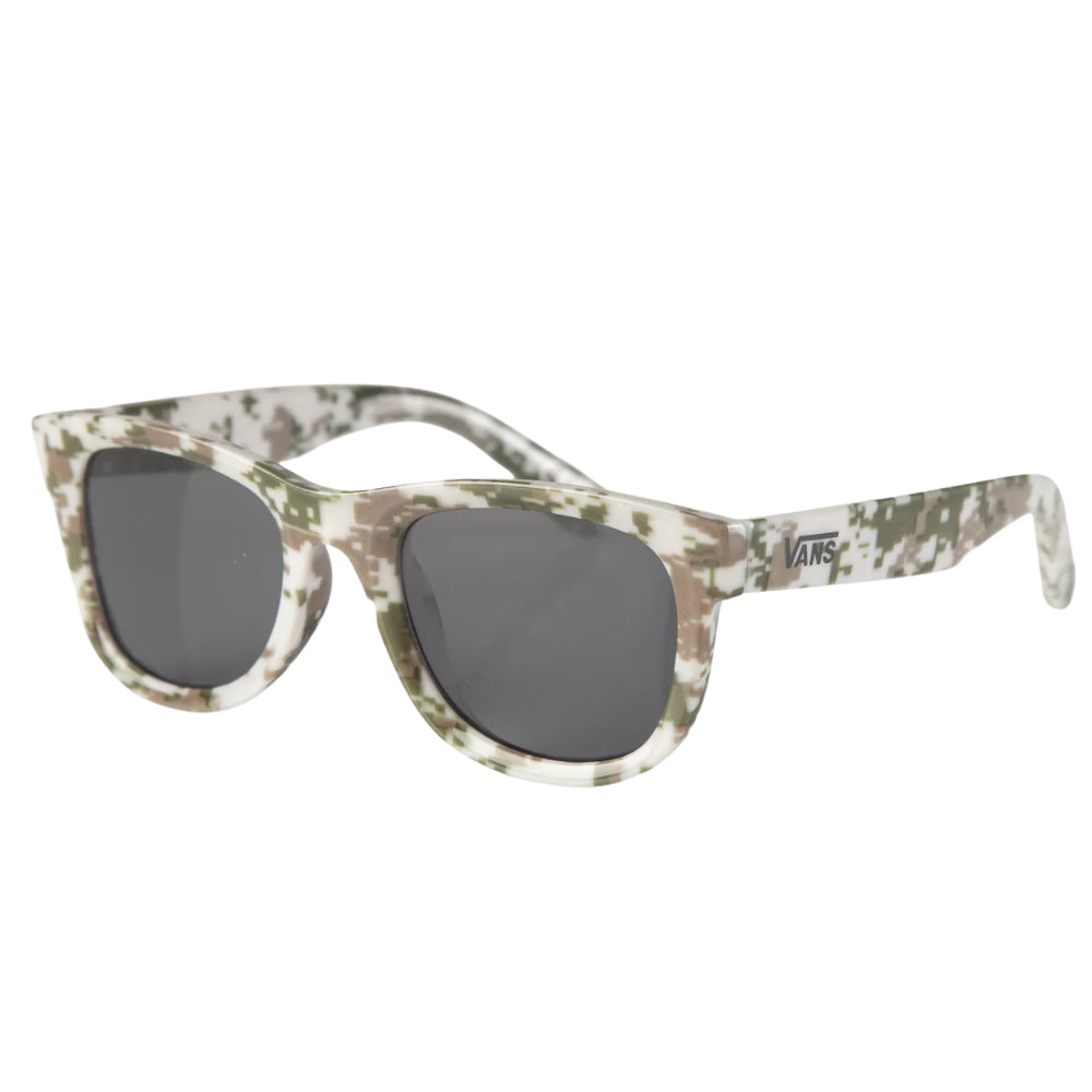 Vans Spicoli Sunglasses Neutral Olive / Marshmallow Angle View