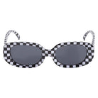 Vans Wheeling Sunglasses Checkerboard Black / White Front View