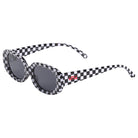 Vans Wheeling Sunglasses Checkerboard Black / White Angle View