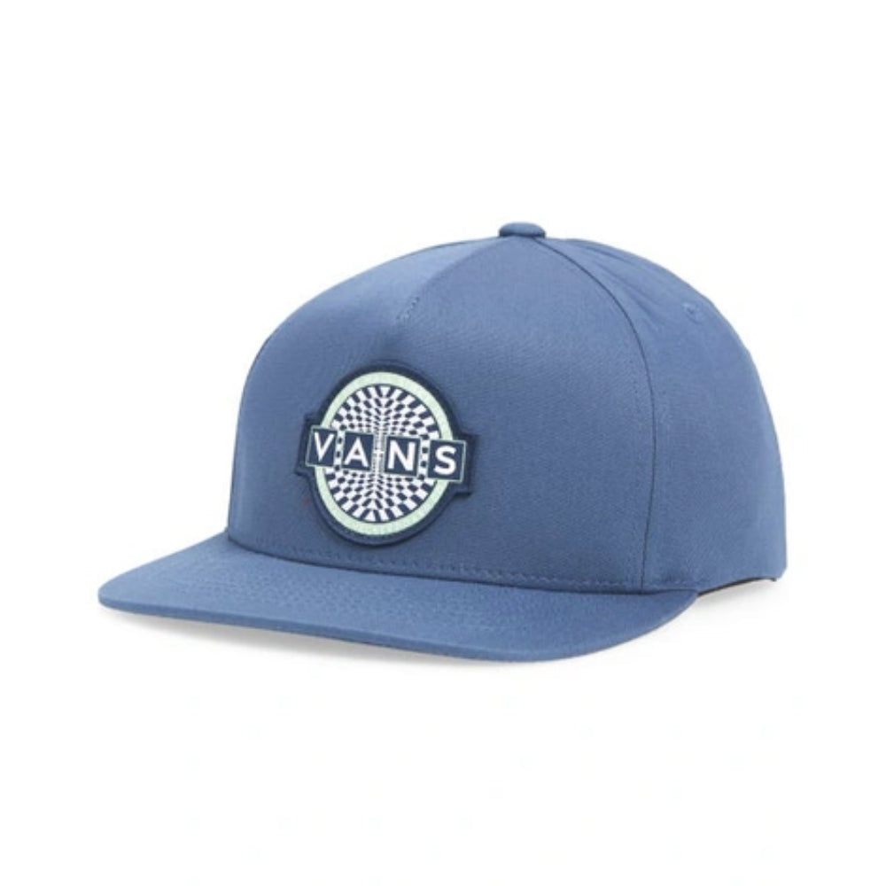 Vans Youth Emery Logo Patch Snapback Dress Blue - Hats