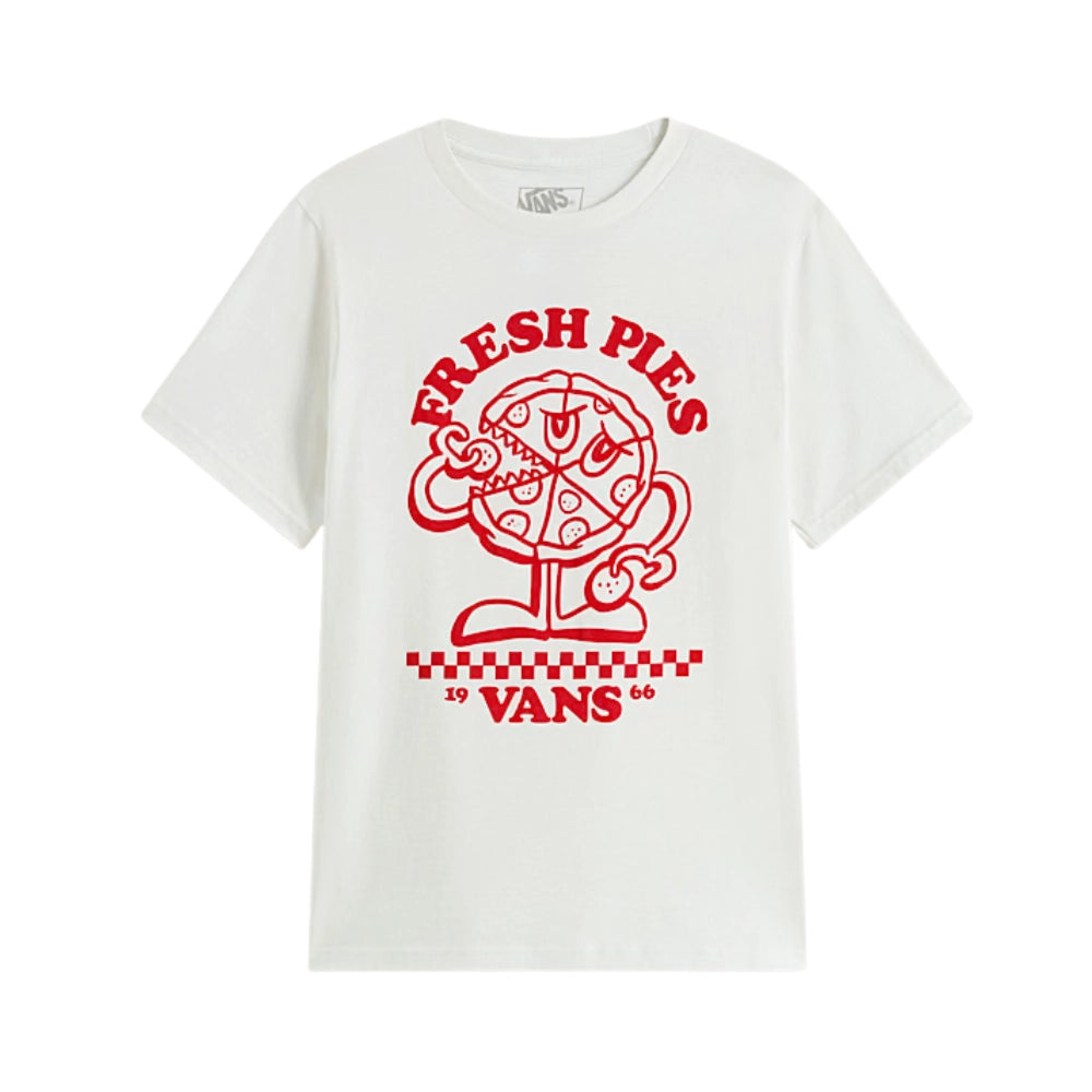 Vans Youth Fresh Pies T-Shirt Marshmallow Front View