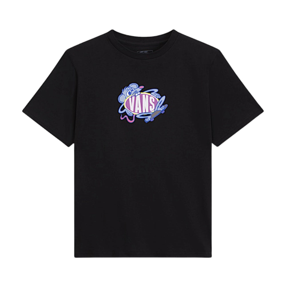Vans Youth Rad Rodent T-Shirt Black Front View