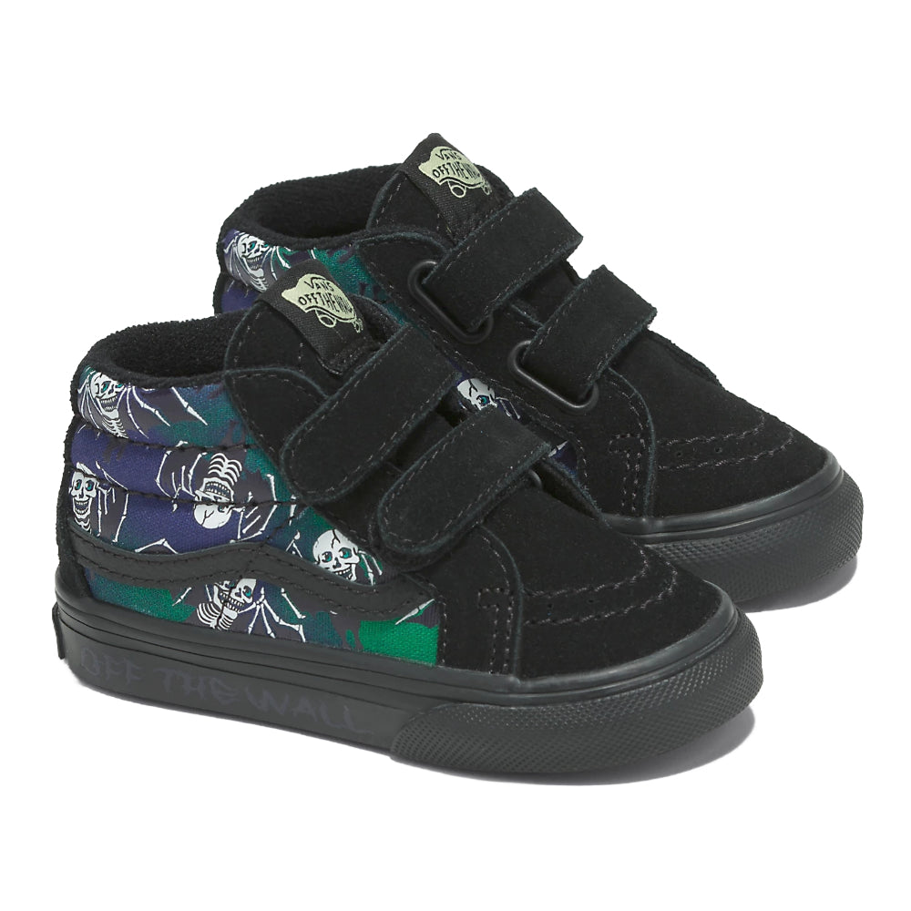 Vans Youth Sk8-Mid Reissue Velcro Midnight Glow - Shoes Pair
