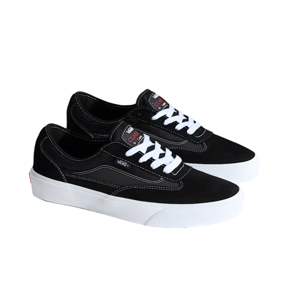 Vans Curren Caples Black / White Shoes Pair