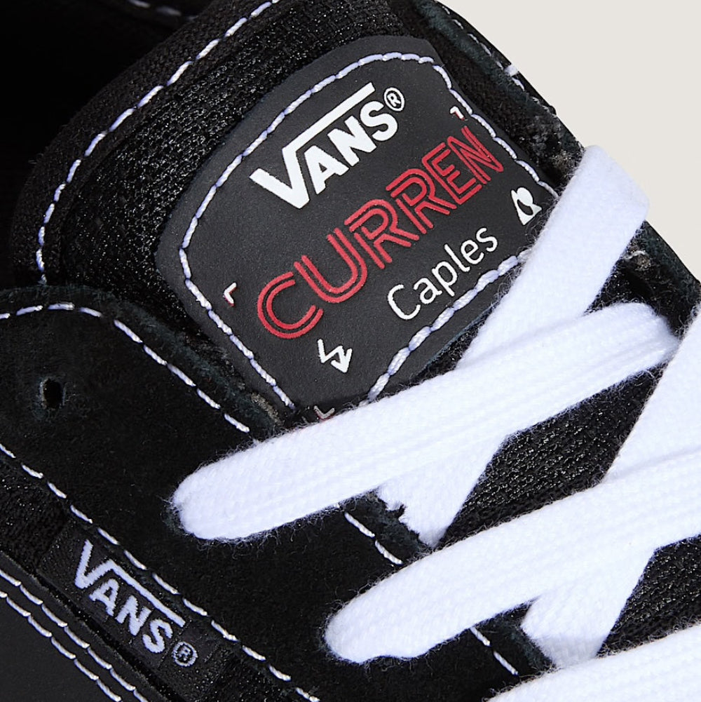 Vans Curren Caples Black / White Shoes Signature Tong