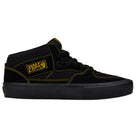 Vans Half Cab Skate Black/Mustard Shoes Side
