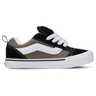 Vans Junior Knu Skool Shoes 2-Tone Black / Bungee Cord Side View