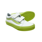 Vans Youth Old Skool Velcro Pop Outsole Lime Pair