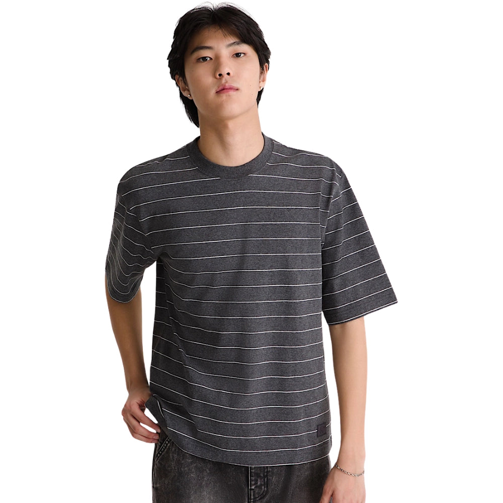 Vans x Rowan Z Stripe T-Shirt Charcoal Front Model View