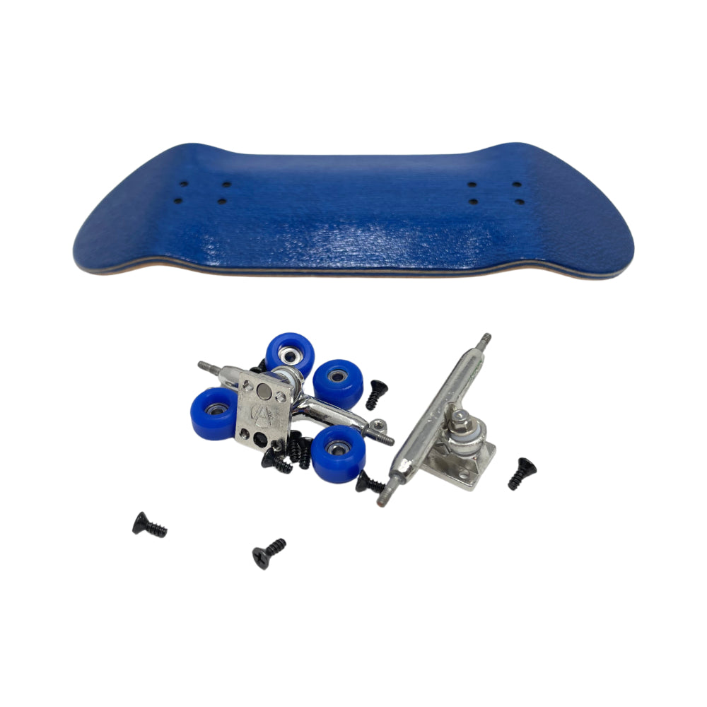 Victory Fingerboard DIY Kit BLANK EDITION 34mm Blue Side View