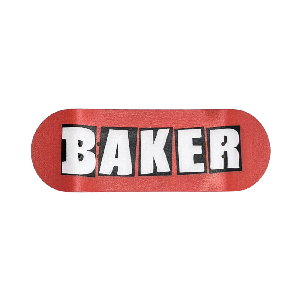 Victory X Baker Classic Logo 34mm Pro Fingerboard Deck Side View