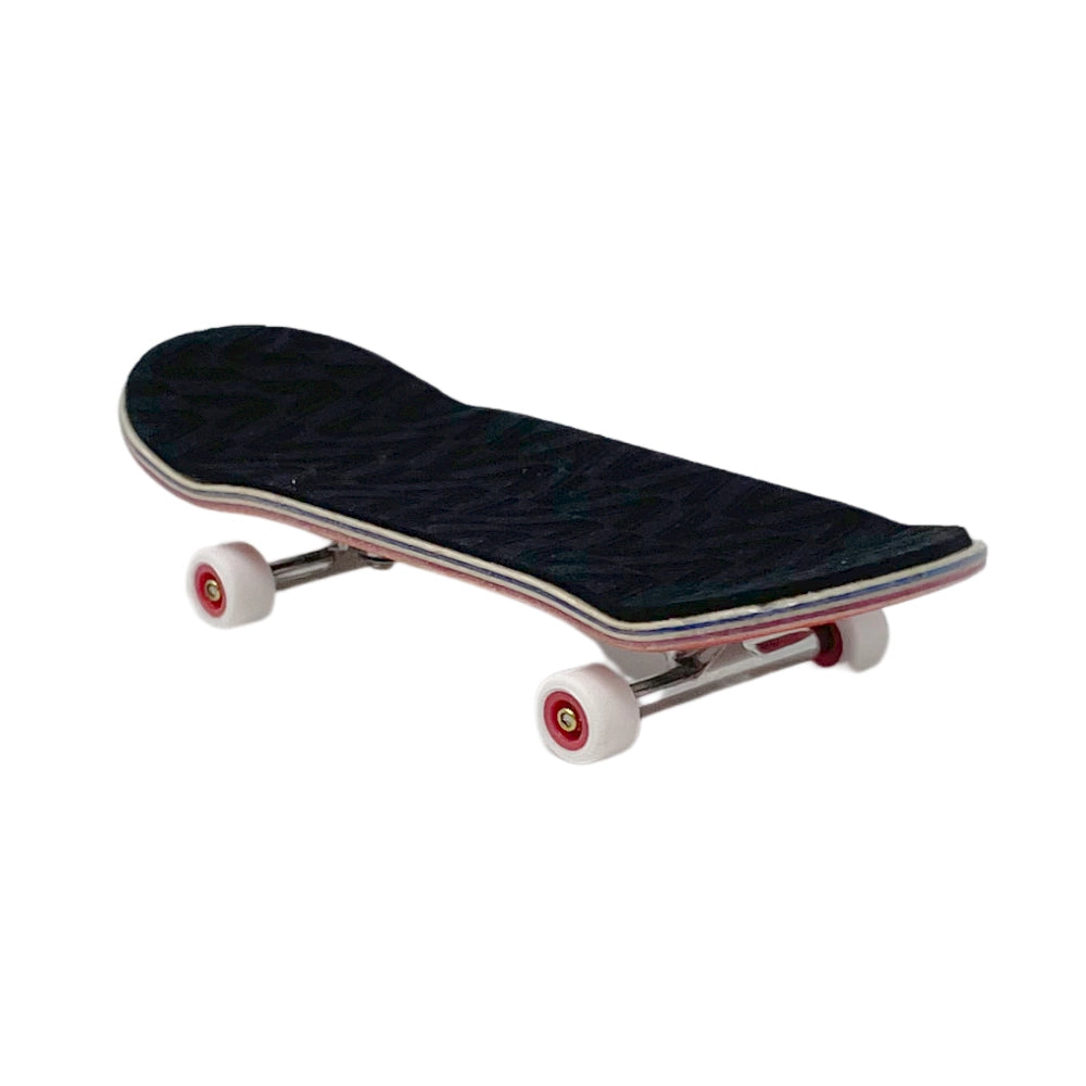 Victory Fingerboards Baker 34mm Pro Complete Top View With Engraved Logo Foamy Griptape