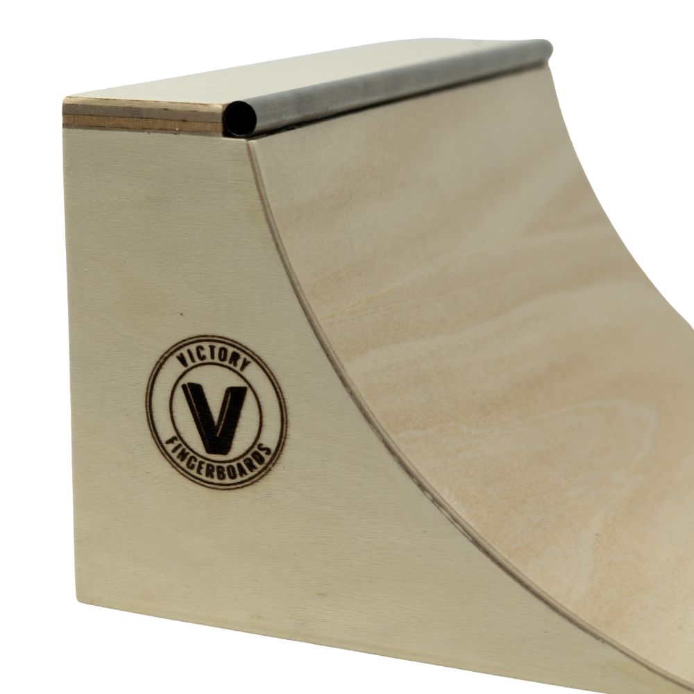 Victory Fingerboards Wooden Quarter Pipe side